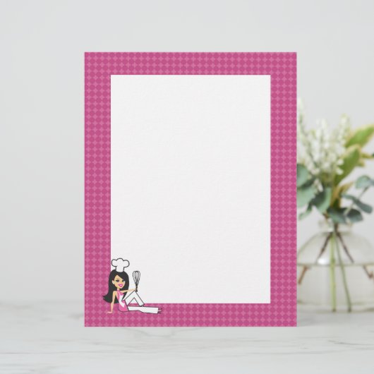 Page illustrée pour Recettes (Debout devant)