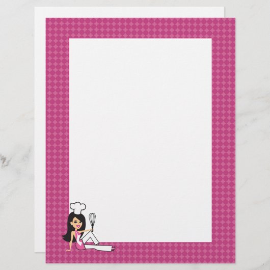 Page illustrée pour Recettes (Devant / Derrière)