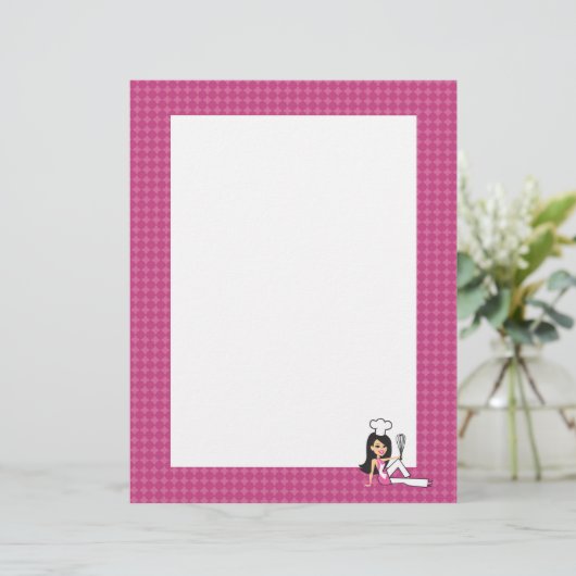 Page illustrée pour Recettes (Debout devant)