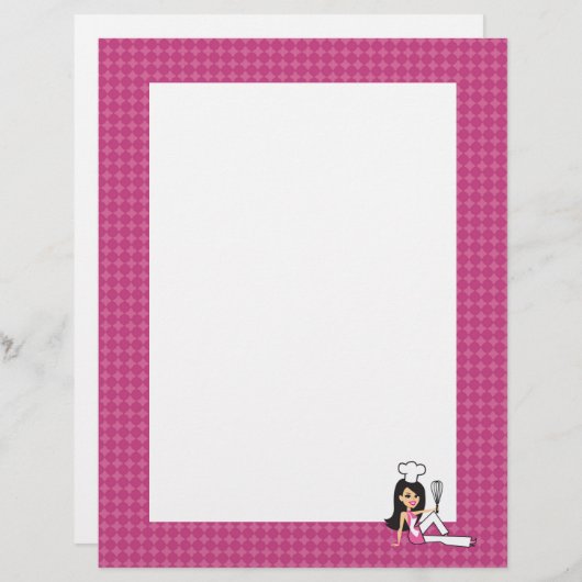 Page illustrée pour Recettes (Devant / Derrière)