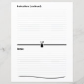 Page Livre de recettes minimaliste (Dos)