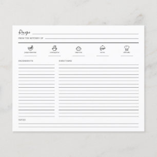 Page Livre de recettes minimaliste moderne