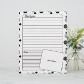 Page Livre Recette (Noir Et Blanc) (Debout devant)