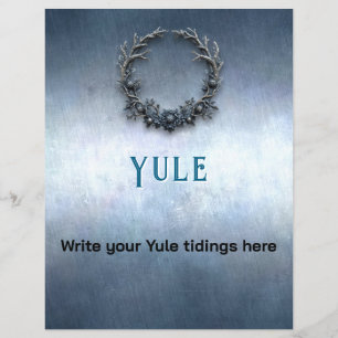 Page Livre Yule personnalisable d'ombres