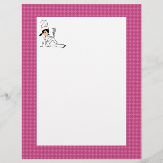 Page mignonne illustrée pour les recettes (Devant)