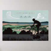 Page Mill Road Cycling Poster (Devant)