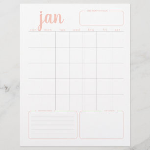 Page Planificateur et tableau de bord des objectif