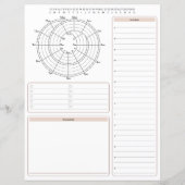 Page Planification du planificateur quotidien (Dos)