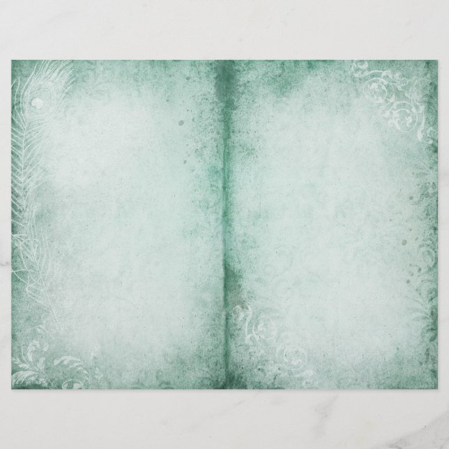 Page Plume de paon & Journal de floraison (Devant)