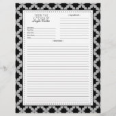 Page Recette de l'étoile noire (Devant)