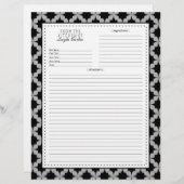 Page Recette de l'étoile noire (Devant / Derrière)