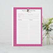 Page Recette entièrement illustrée pour les utilis (Debout devant)