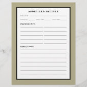 Page Recette | Entrée | Sage noir blanc (Dos)