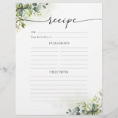 Page Recette Fête des mariées verte (Dos)