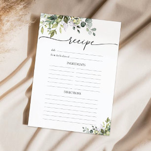 Page Recette florale Eucalyptus vert