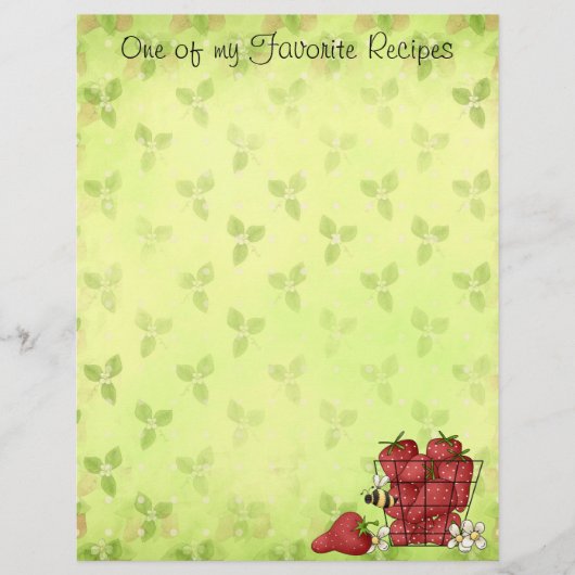 Page Recette fraise (Devant)