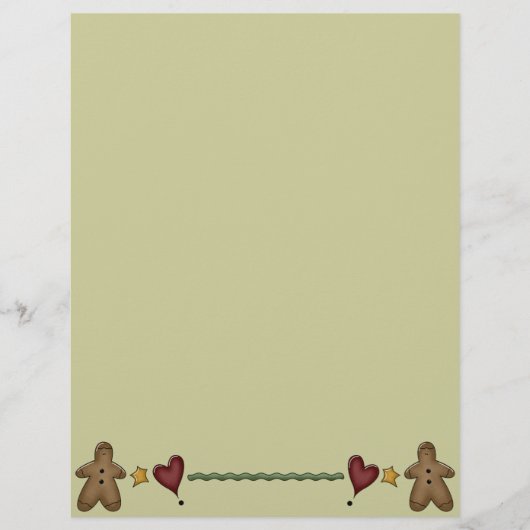 Page Recette pain d'épices mignonne (Devant)