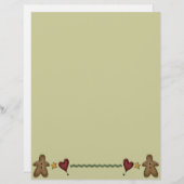 Page Recette pain d'épices mignonne (Devant / Derrière)