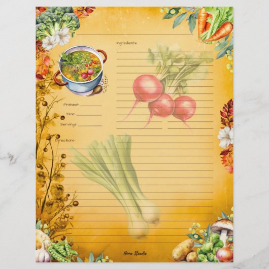 Page Soup Du Jour Recette complète (Dos)