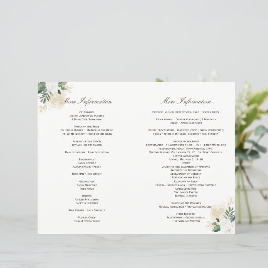 PAGE SUPPLÉMENTAIRE INSÉRER pour les programmes de (Debout devant)