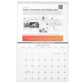 Page unique Calendrier 18 mois, blanc (Jan 2027)