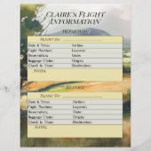 Page Watercolor Countryside - Détails du vol Plani (Devant)