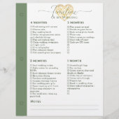 Page wedding planner 4 mois - 1 semaine (Devant)