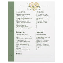 Page wedding planner 4 mois - 1 semaine