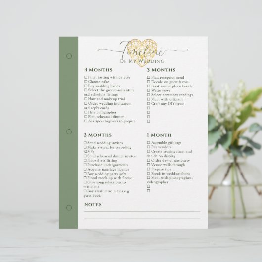 Page wedding planner 4 mois - 1 semaine (Debout devant)