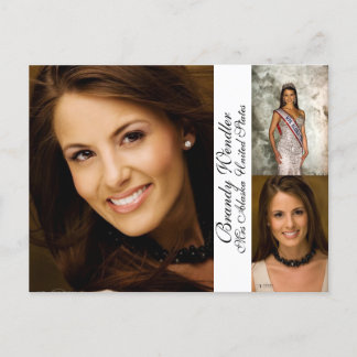 Pageant-autograaf/Comp-kaart Briefkaart
