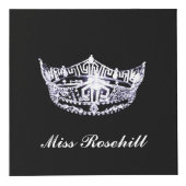 Pageant Couronne Cube photo personnalisée (Droite)