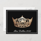 Pageant Crown Briefkaart (Voorkant / Achterkant)