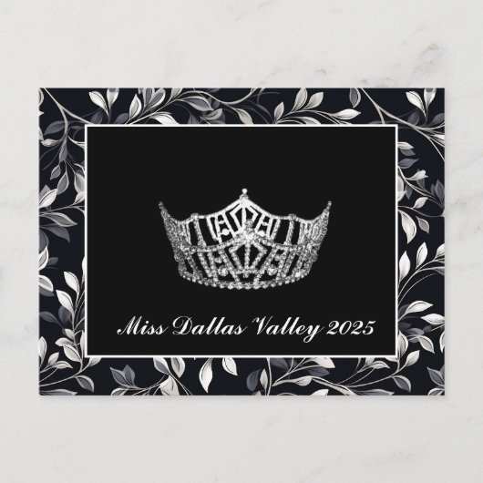 Pageant Crown Briefkaart (Voorkant)