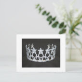 Pageant Crown Briefkaart (Staand voorkant)