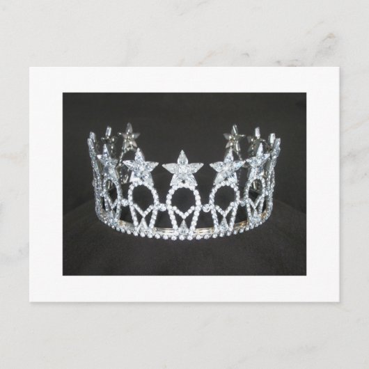 Pageant Crown Briefkaart (Voorkant)