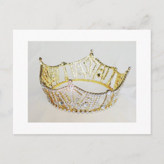 Pageant Crown Briefkaart (Voorkant)