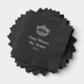 Pageant Crown Custom Folie Servetten (Insitu (Gestapeld))
