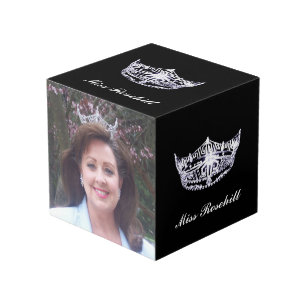 Pageant Crown Custom Photo Cube Kubus