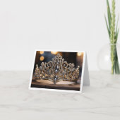 Pageant Crown Gevouwen Nota Kaart (Voorkant)