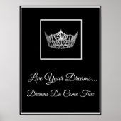 Pageant Crown Live Your Dreams Poster (Devant)