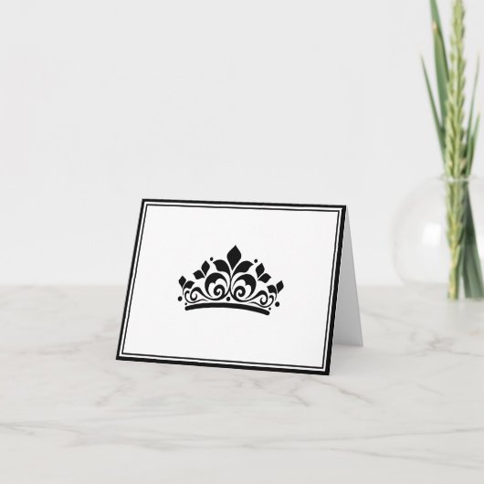 Pageant Crown Note Card (Devant)