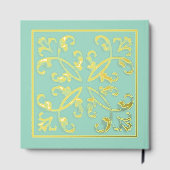 Pageant Echte Folie Scrolls Scrapbook Gastenboek (Achterkant)