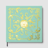 Pageant Echte Folie Scrolls Scrapbook Gastenboek (Voorkant)