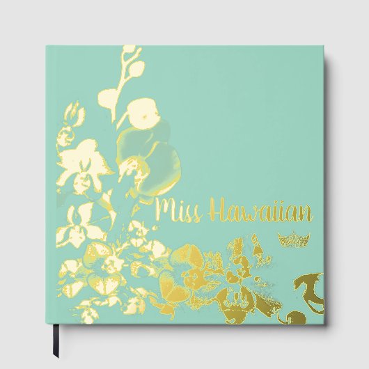 Pageant Foil Orchidées Crown Scrapbook (Recto)