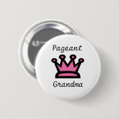 Pageant Grandma Ronde Button 5,7 Cm (Voorkant /achterkant)