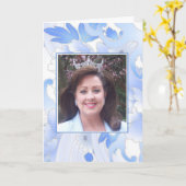 Pageant Greeting Card-Peonies Custom Faire-part (Fleur jaune)