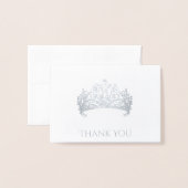Pageant Kroon Folie Kaart (Voorkant met envelop)
