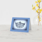 Pageant kroonnota Kaart (Gele Bloem)