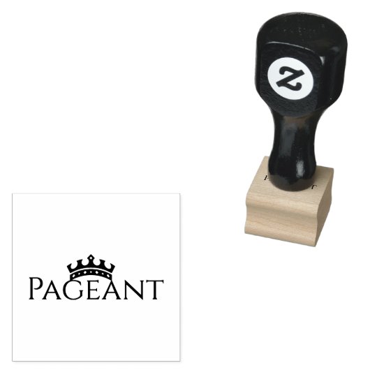 Pageant Logo Rubberstempel (Gestempeld)