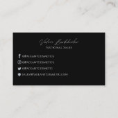 Pageant logo Valerie Visitekaartje (Achterkant)